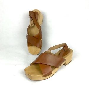 Madewell Johanna Crisscross Leather Sandals